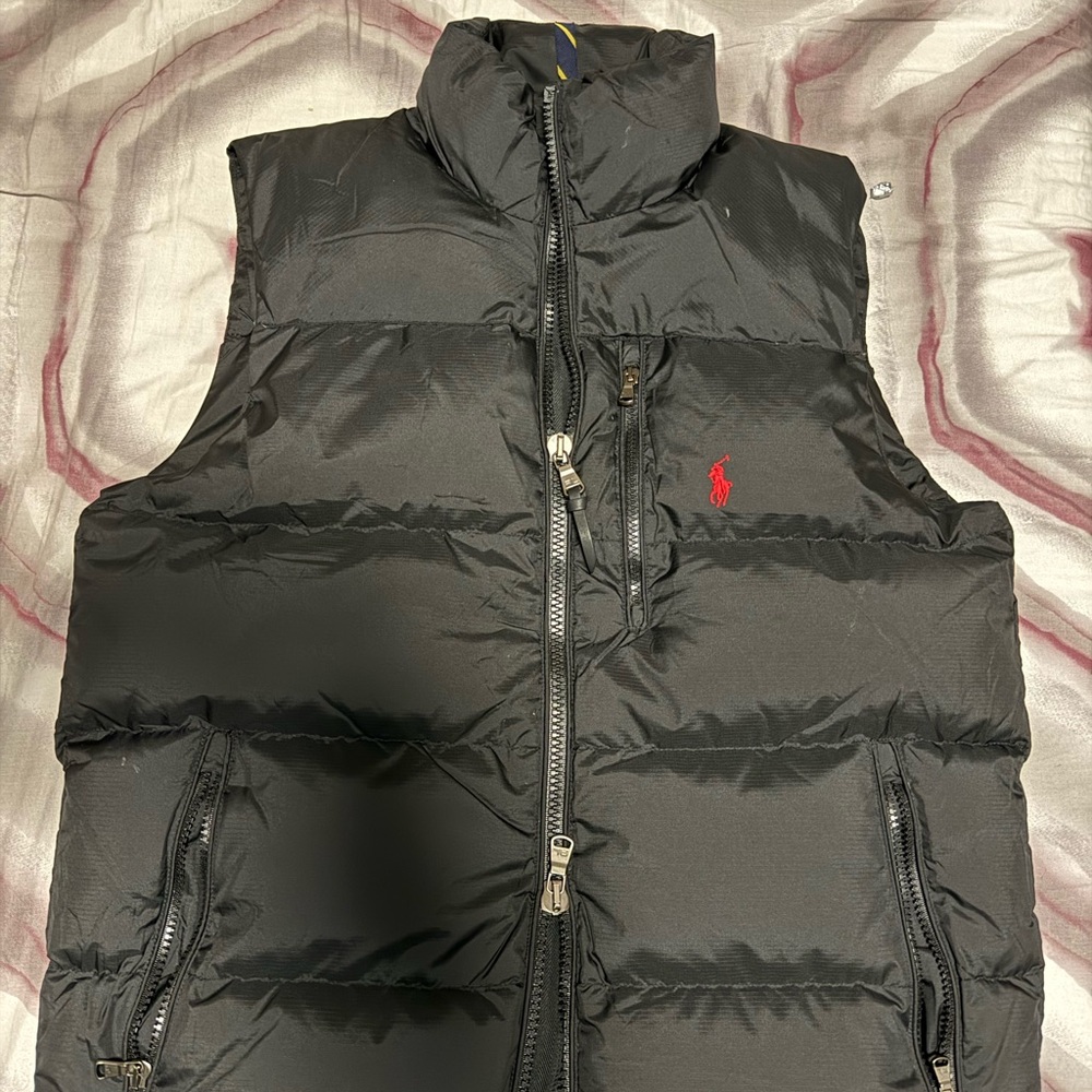 Ralph Lauren Black Puffer Vest